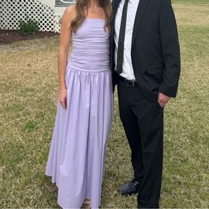 Peppermayo Lavender Strapless Dress